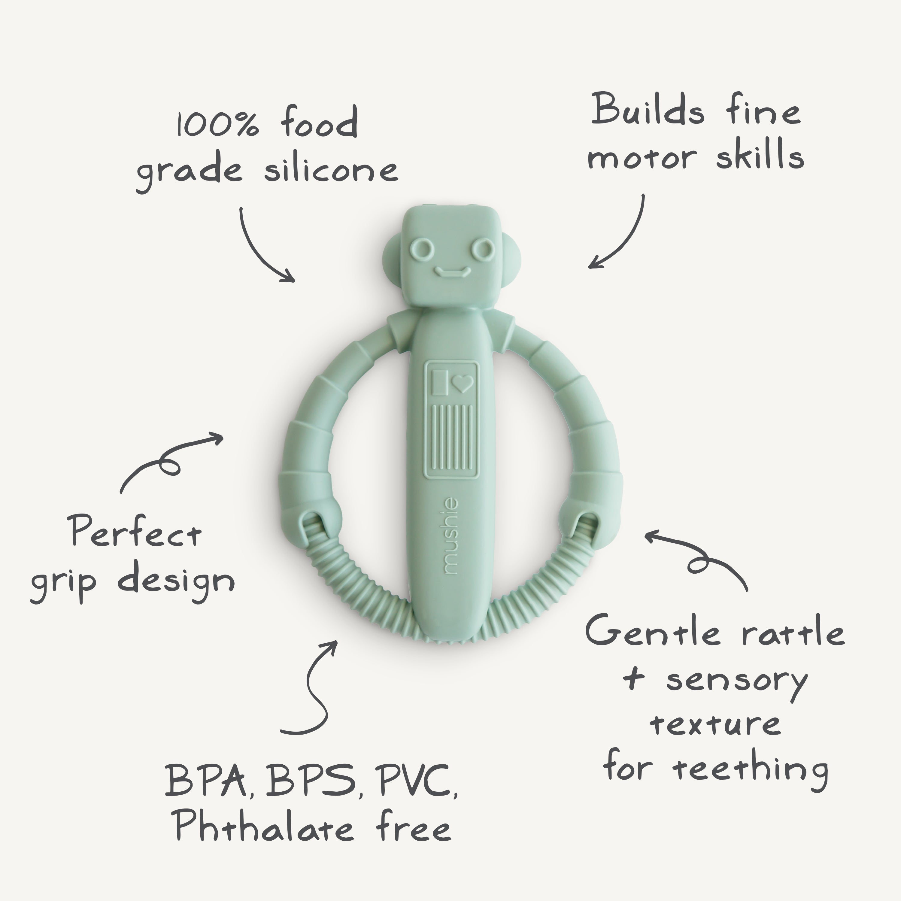 Image of Robot Rattle Teether